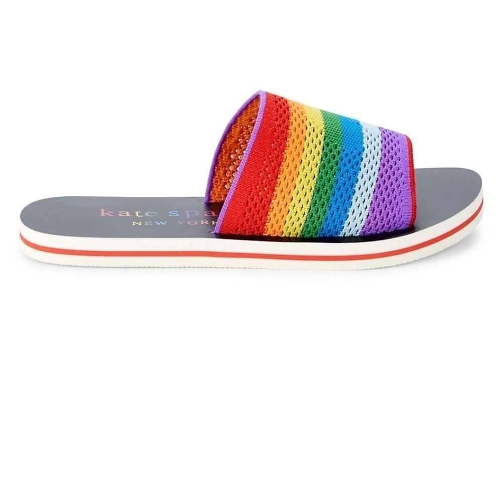 kate spade new york Spectrum Rainbow Sandals size 7 new in box - Picture 2 of 8